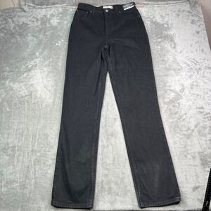 Abercrombie & Fitch Jeans Womens 28 6XL Black 90s Straight Ultra‎ High Rise New
